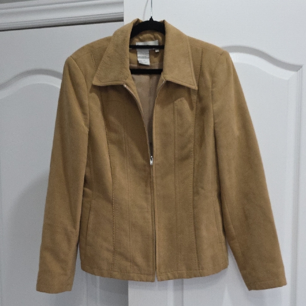 Classic Tan Utility Jacket for Women